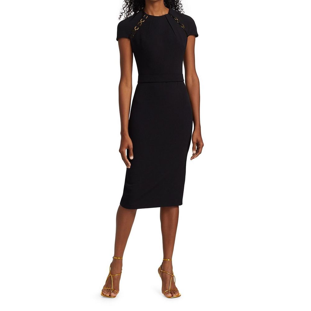 Safiyaa Chain-Embellished Dress US 10 $1675